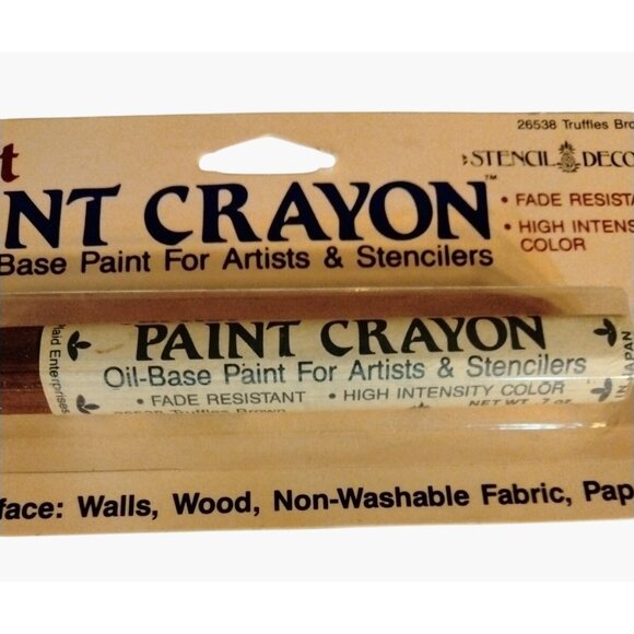 Artist Paint Crayon Truffles Brown Oil Base Artists Stenciler 26538 - Picture 2 of 8